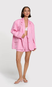 Alix the Label rich shorts soft pink