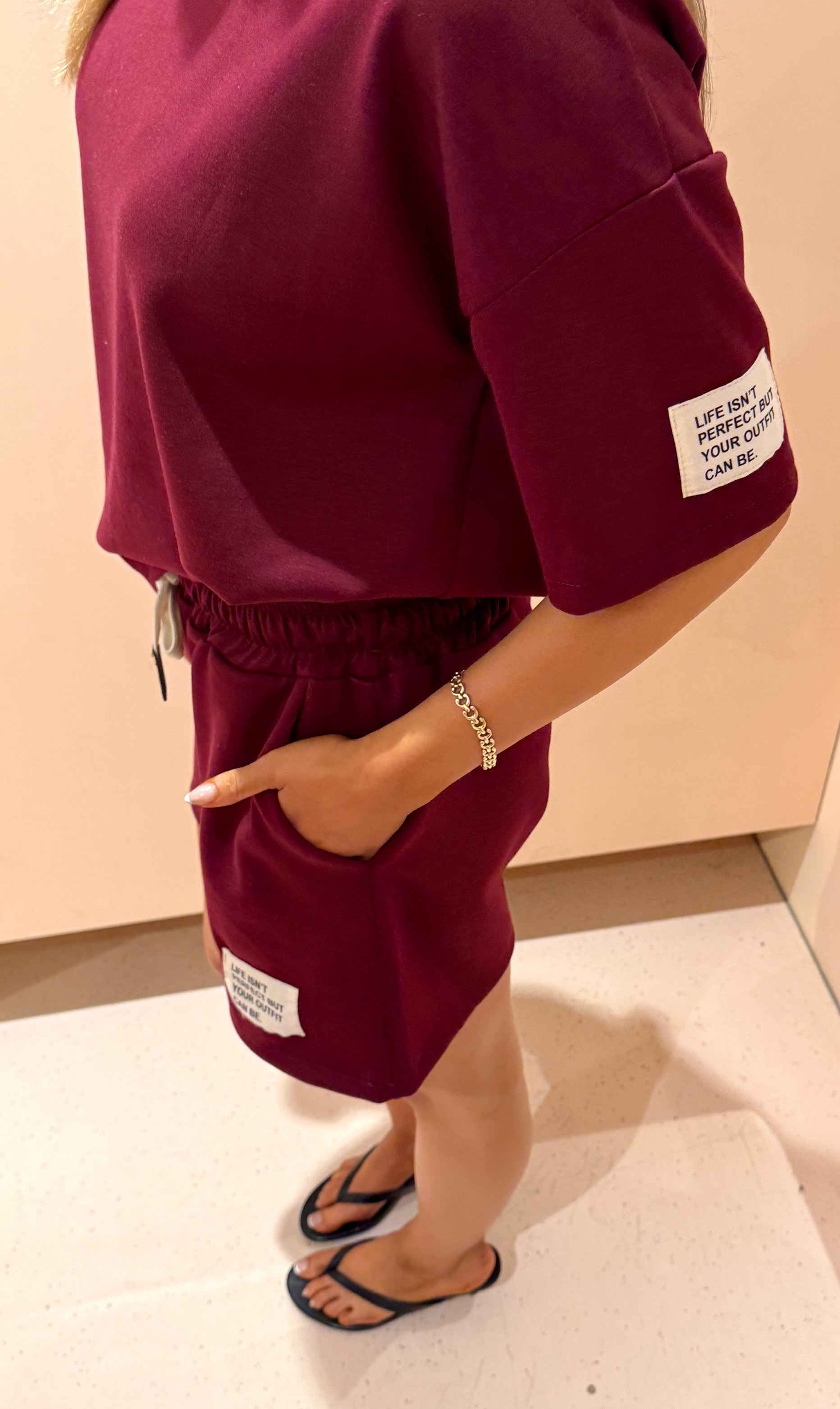Jogging set eva bordeaux