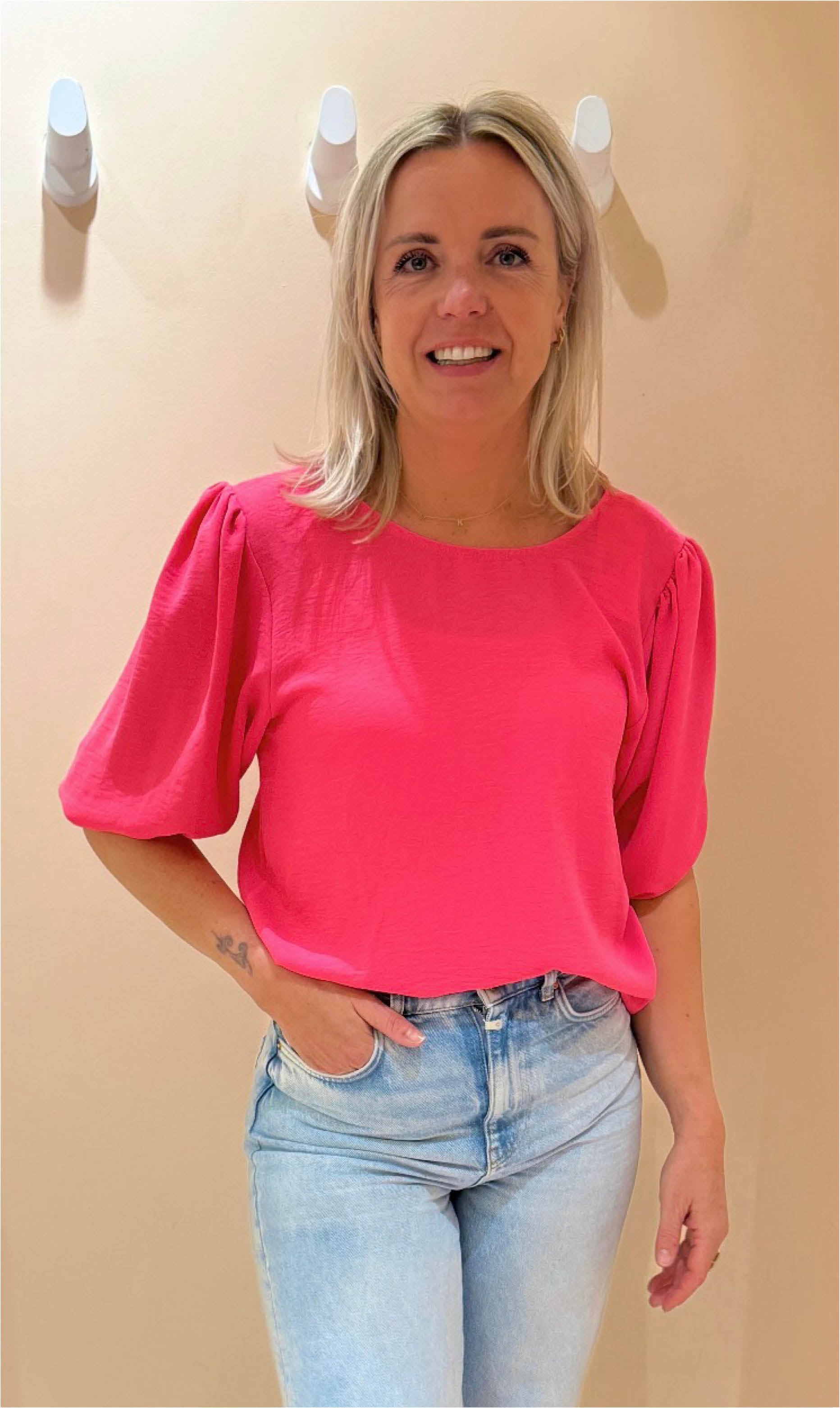 Top bella roze