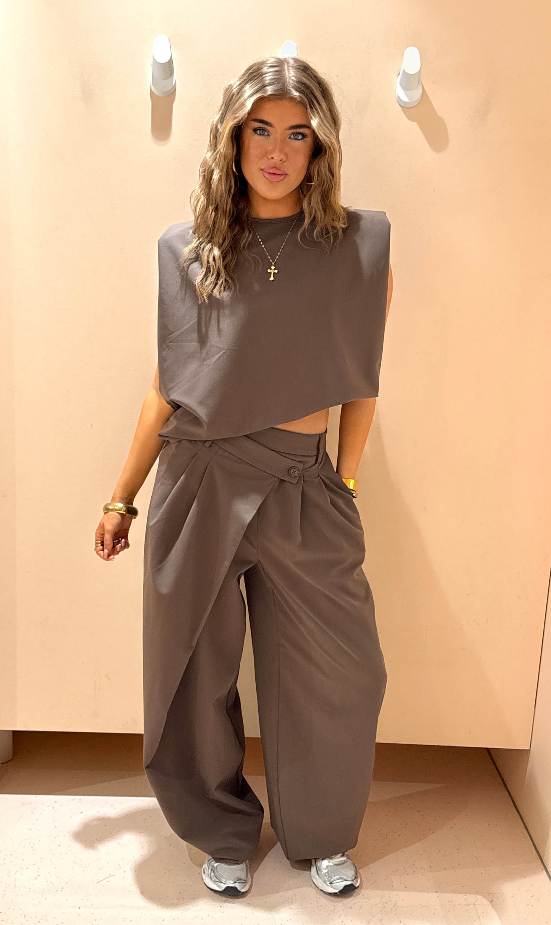 Bobbi broek bruin
