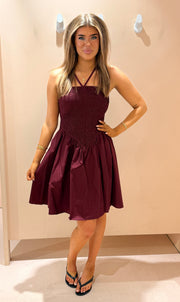 jurk silvia bordeaux