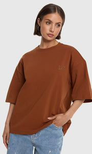 Alix ladies t-shirt cognac