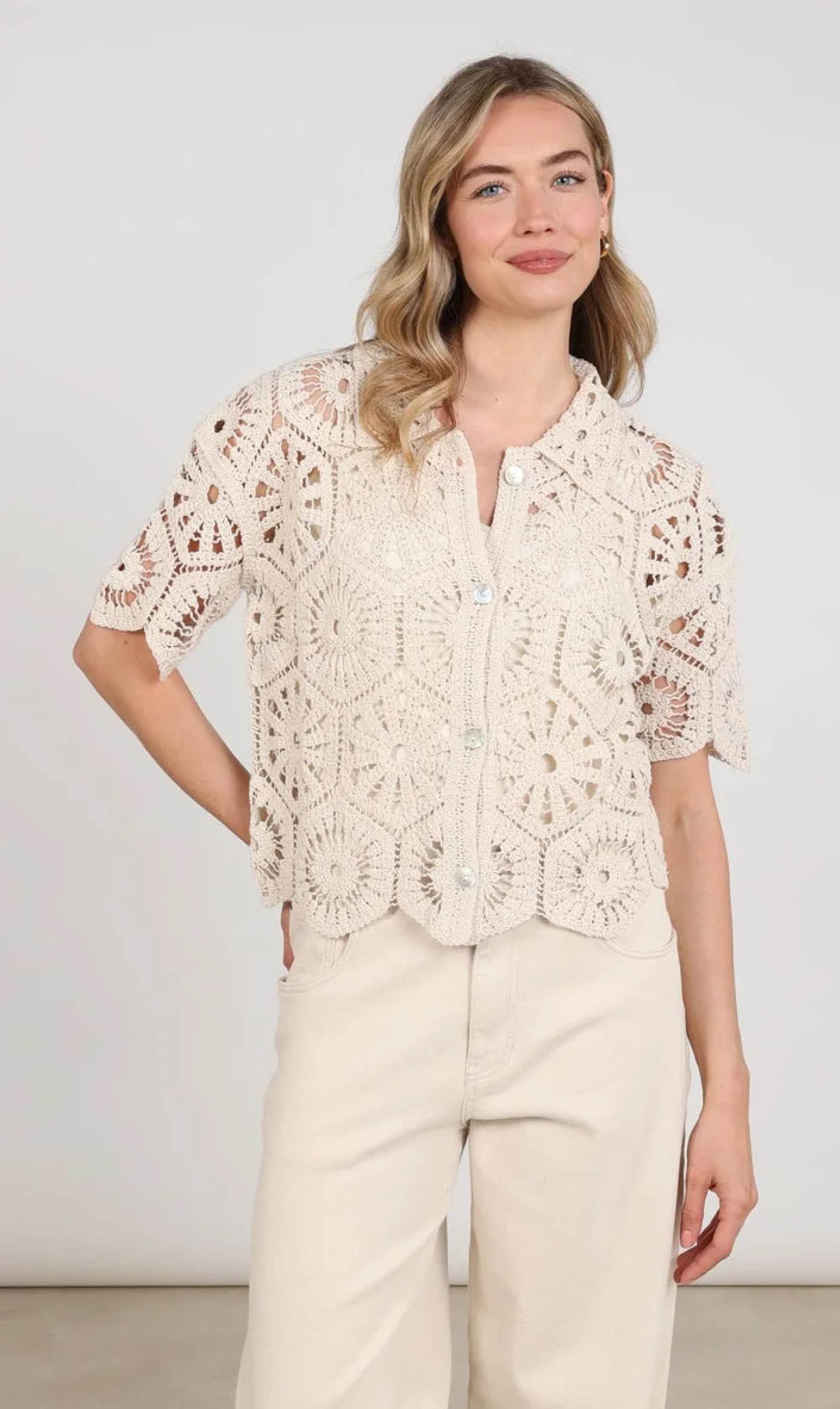 Nukus Romy Cardigan | Sand