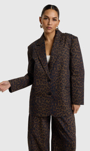 Alix the Label animal blazer