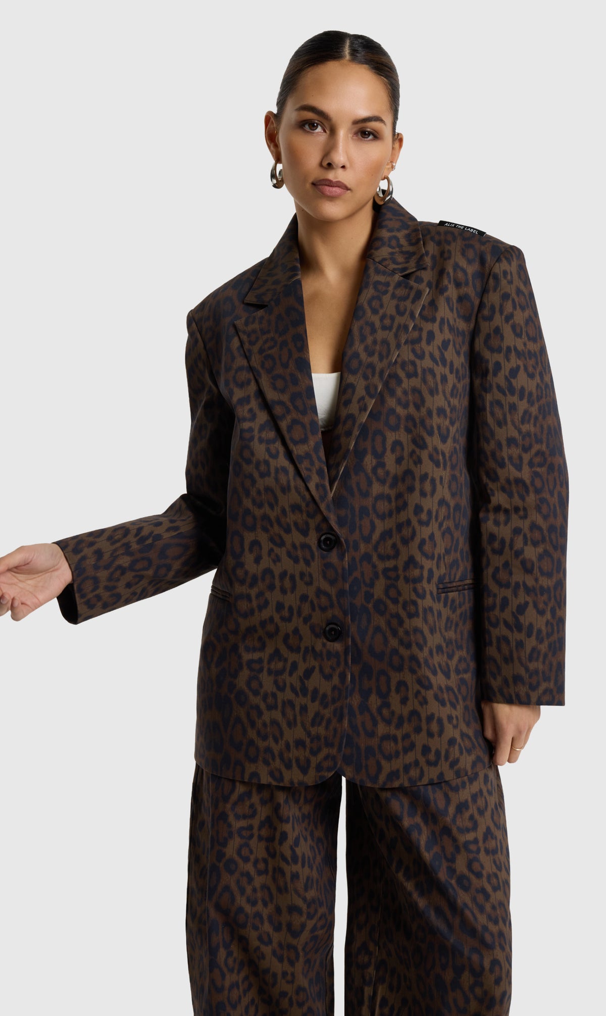 Alix the Label animal blazer