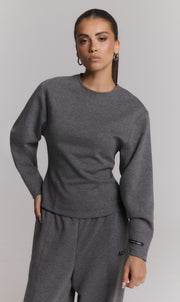 Alix the Label fitted balloon sleeve top