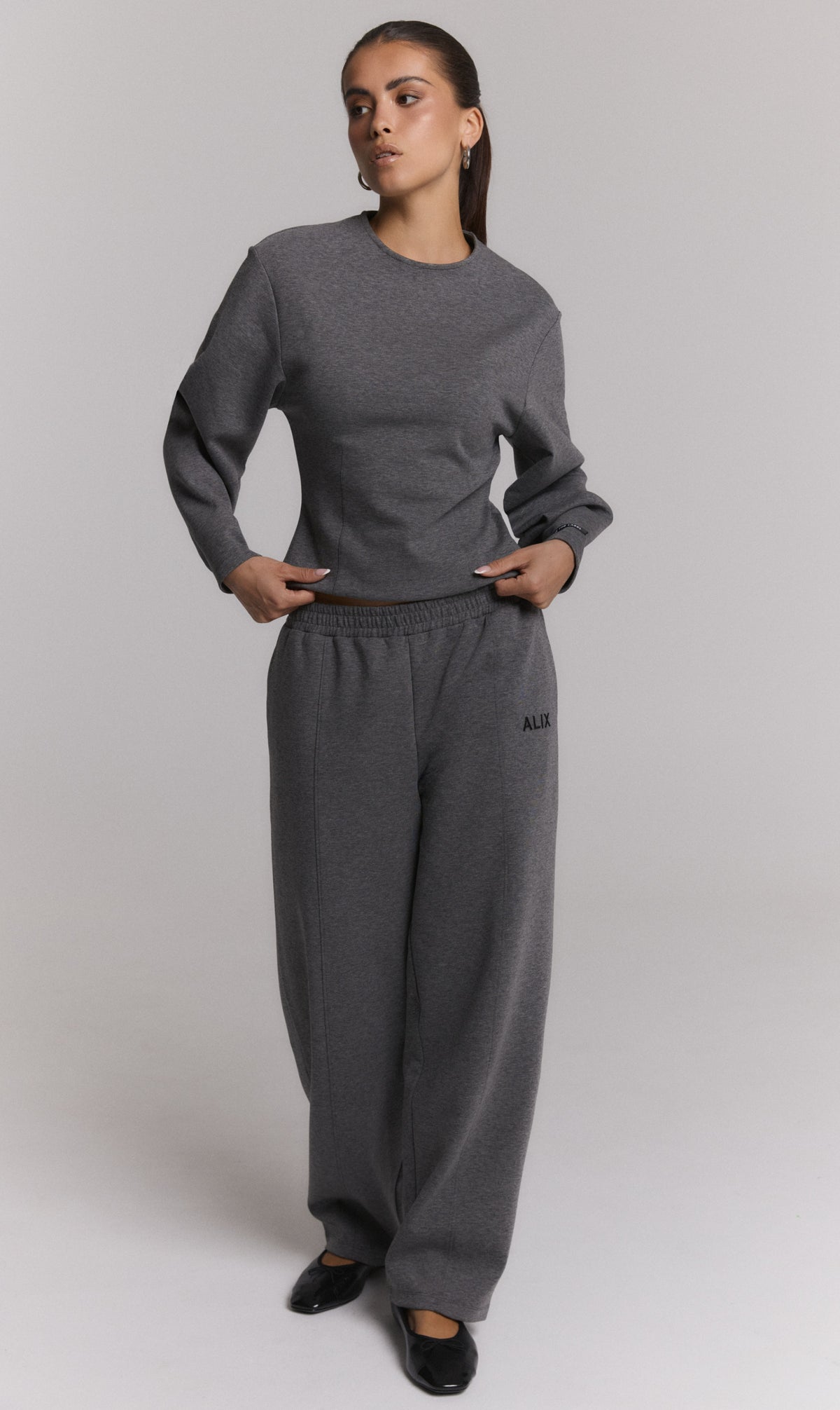Alix the Label fitted balloon sleeve top