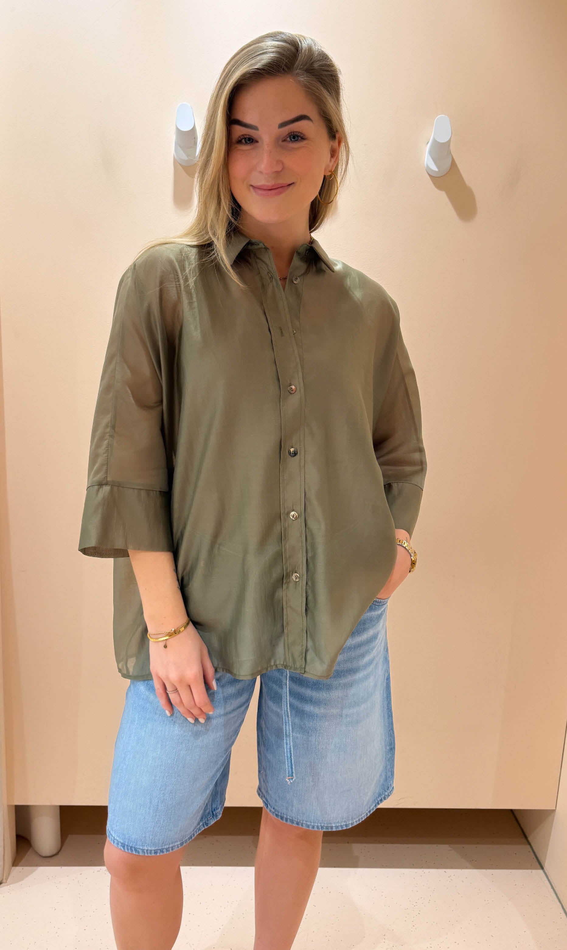 Forza blouse kirsten groen