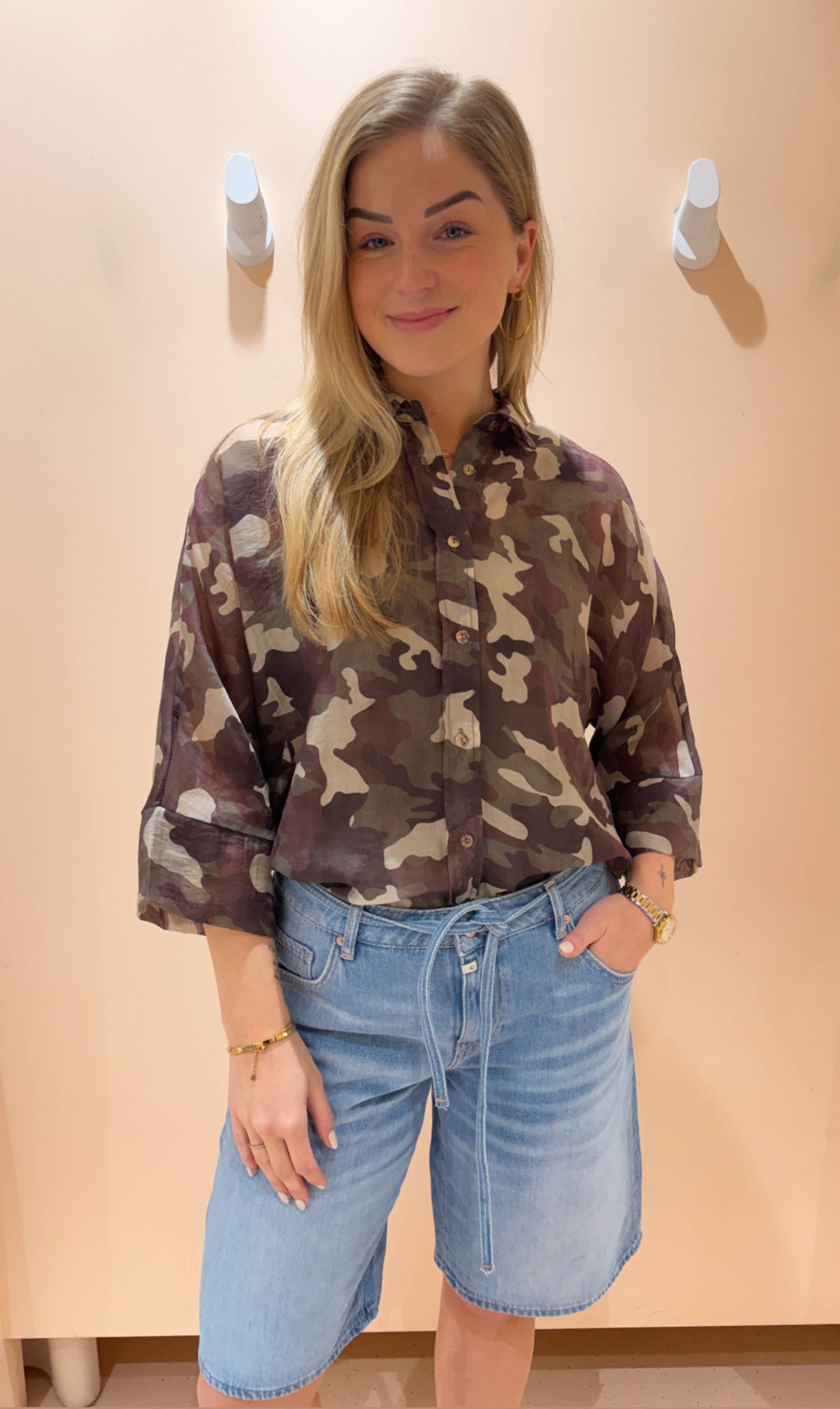Forza blouse kirsten camo