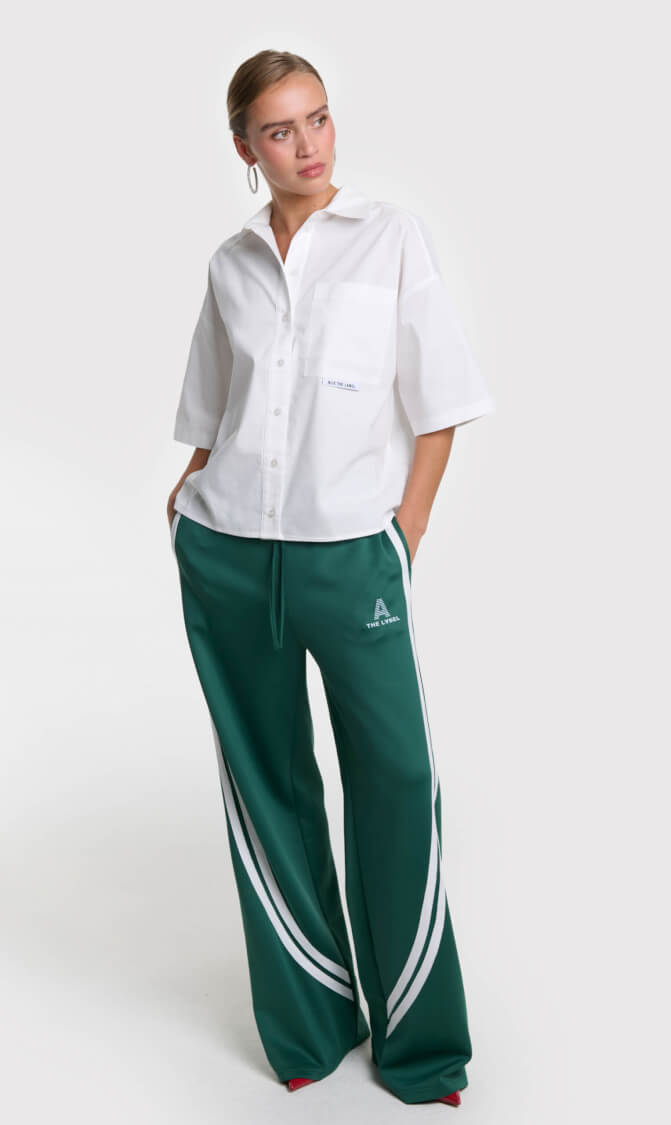 Alix the Label tapes training pants green