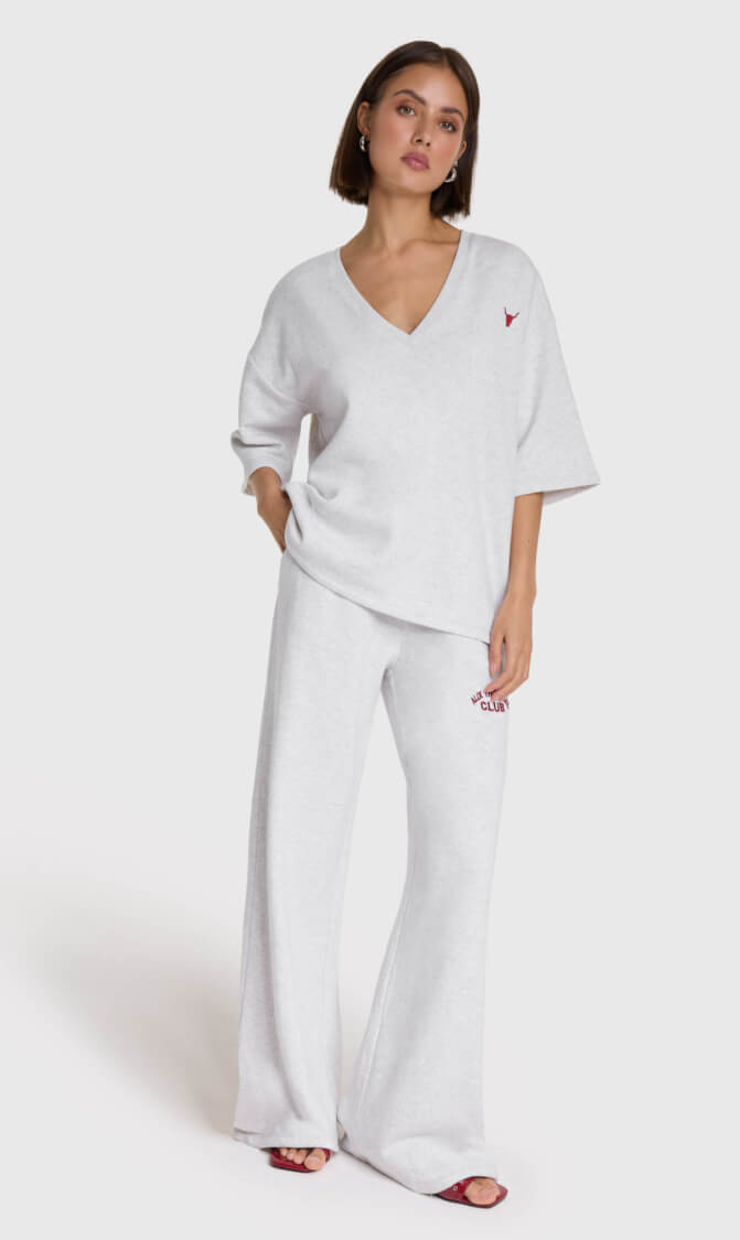 Alix the Label wide leg sweat pants