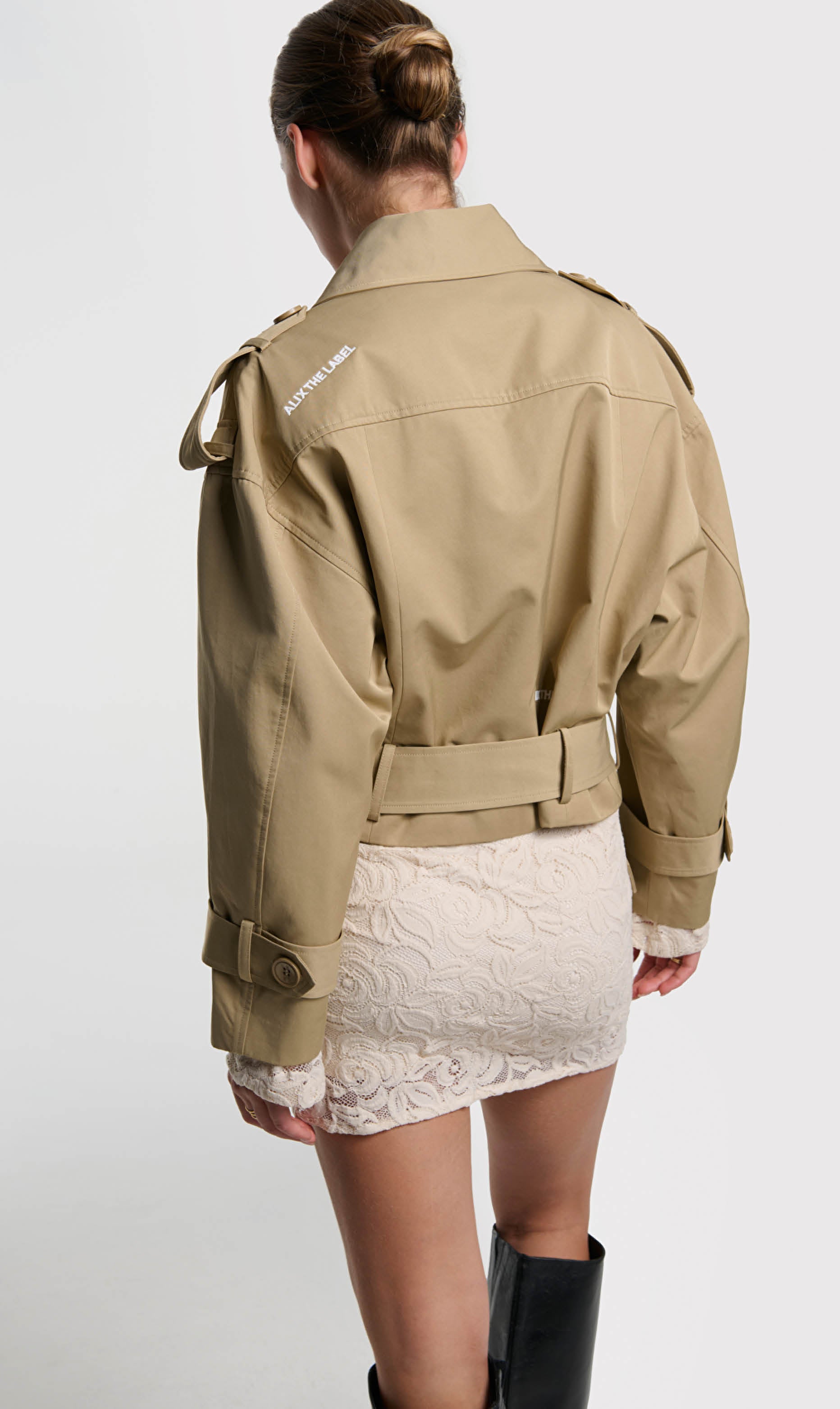 Alix the label Short trench coat