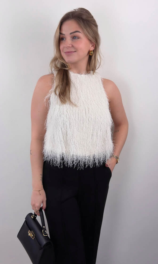 Ambika Miriam top off white