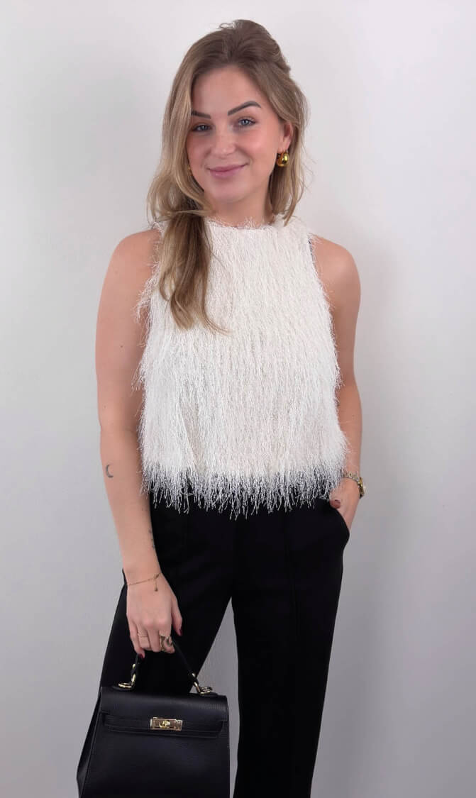 Ambika Miriam top off white