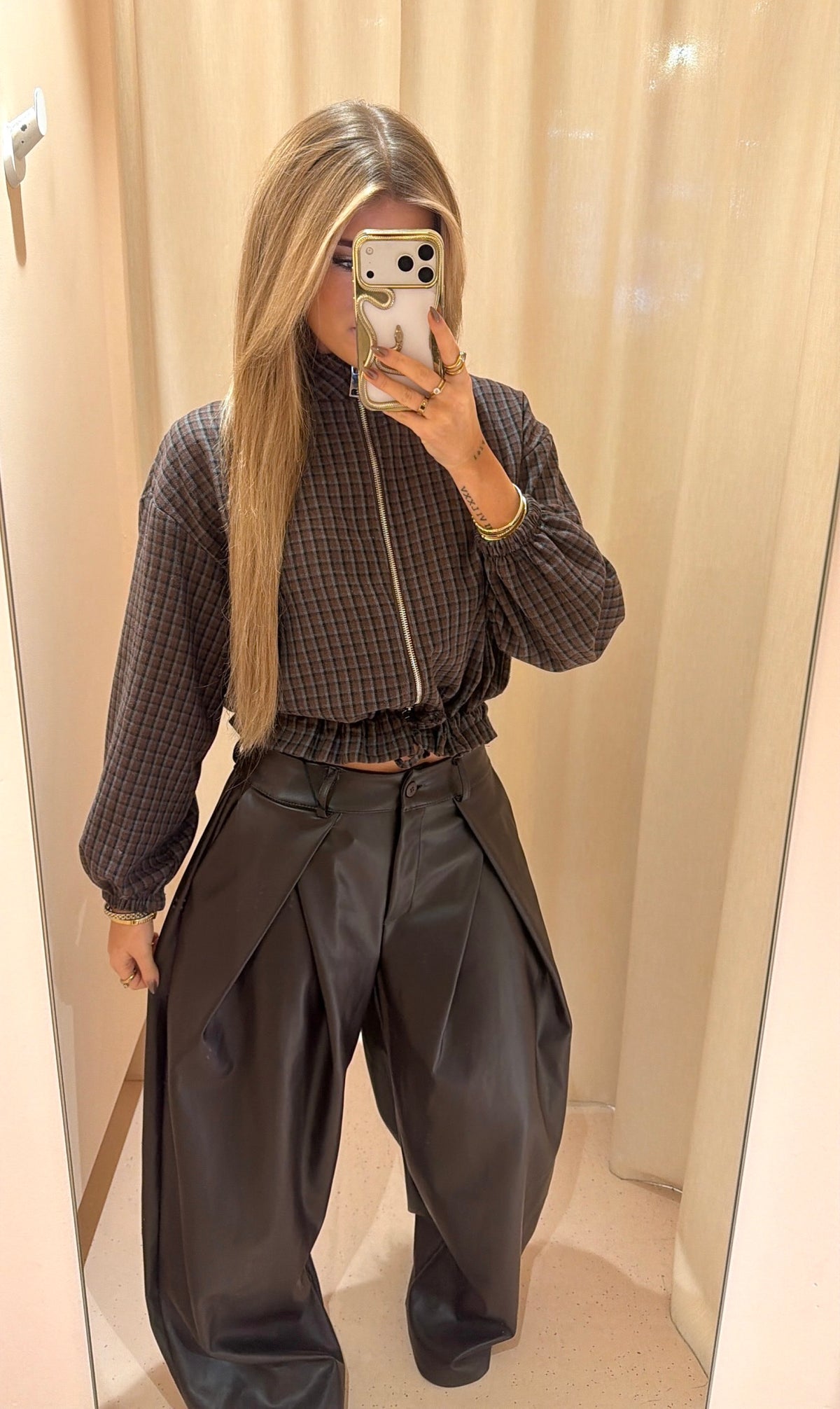 Shelly jacket ruit bruin