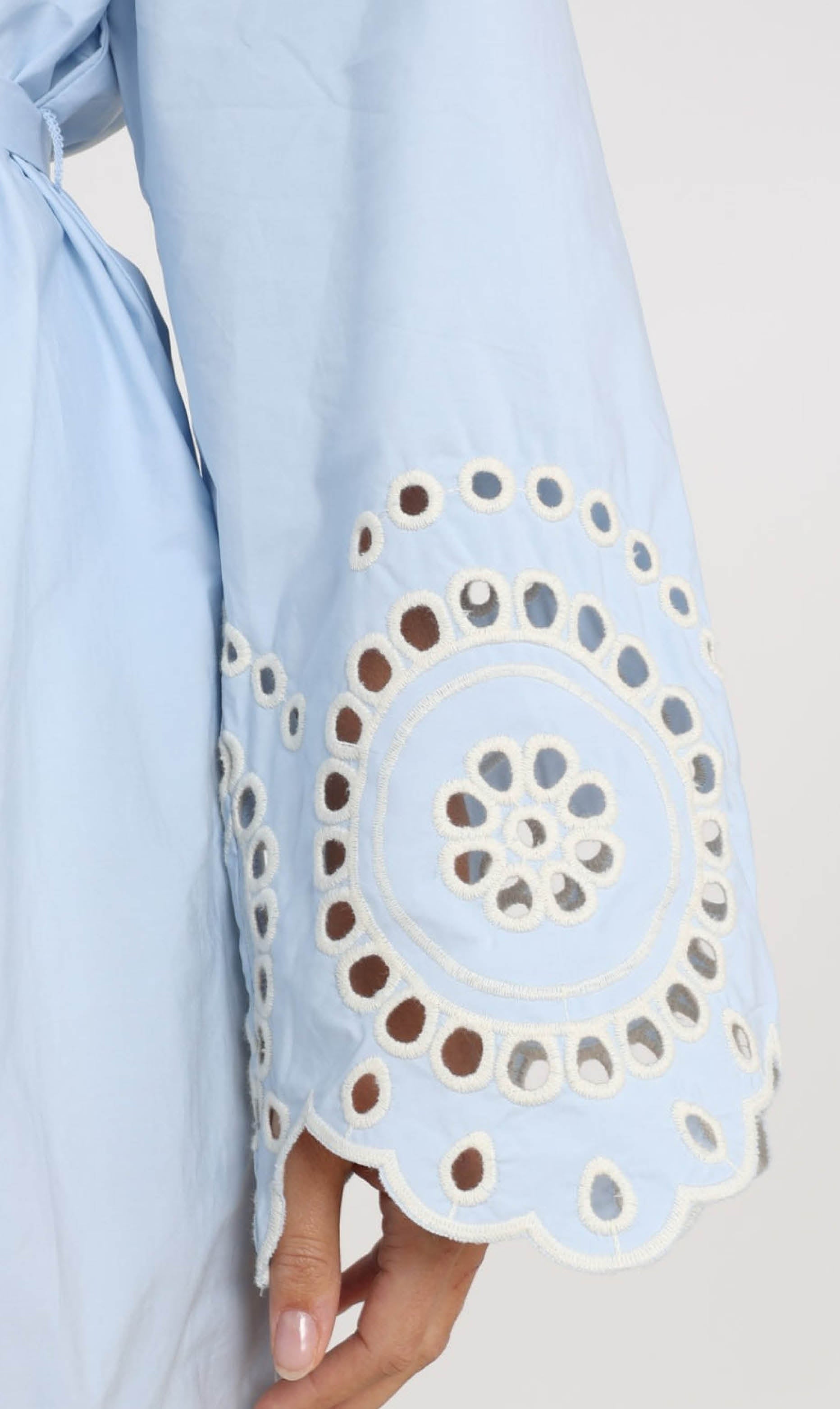 Nukus Mila dress Cloudy