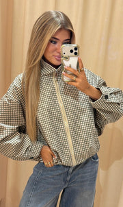 Jacket Jasmijn ruit groen