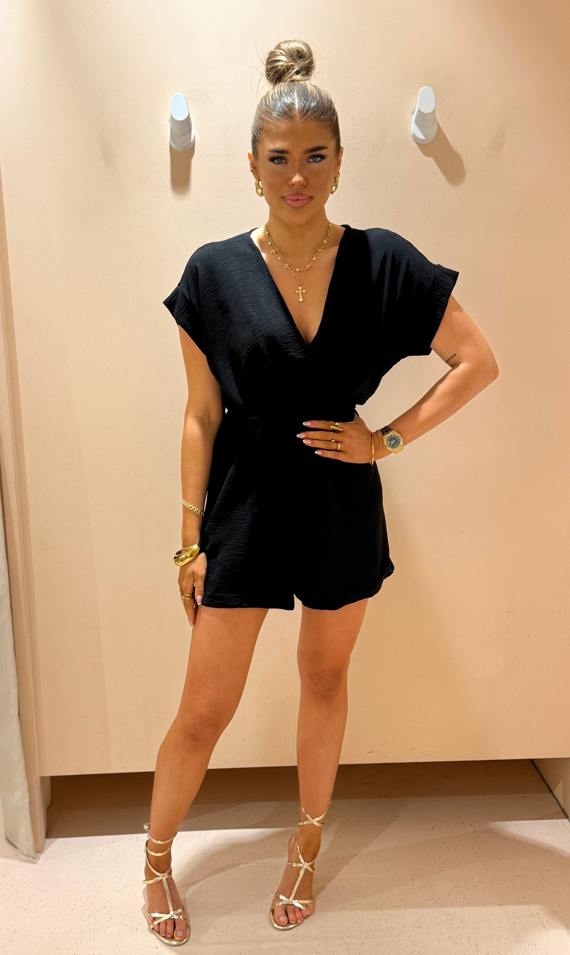 Gigi playsuit zwart