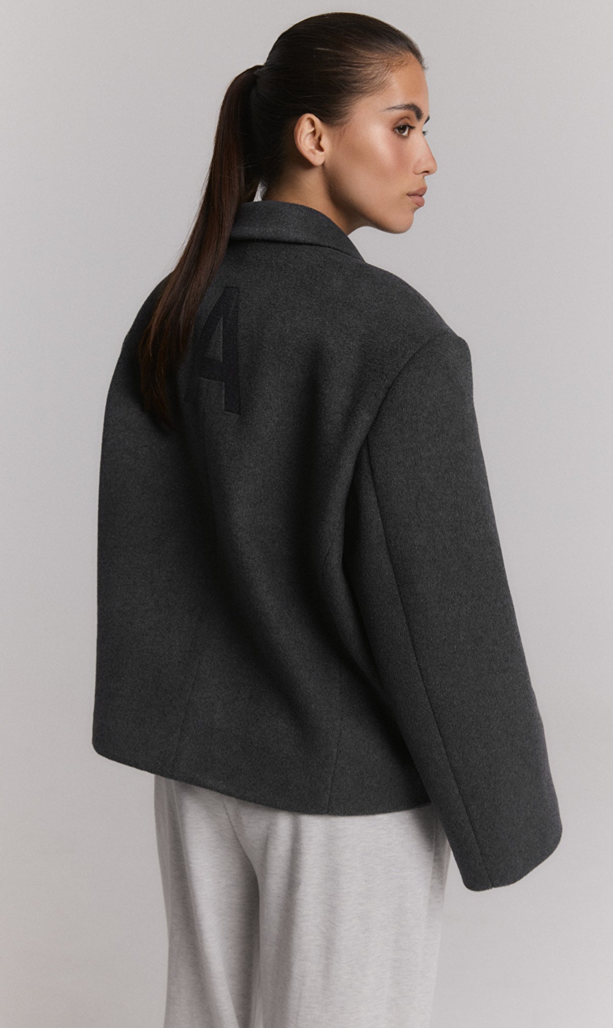 Alix the Label short hairy coat