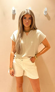 Top Elma beige