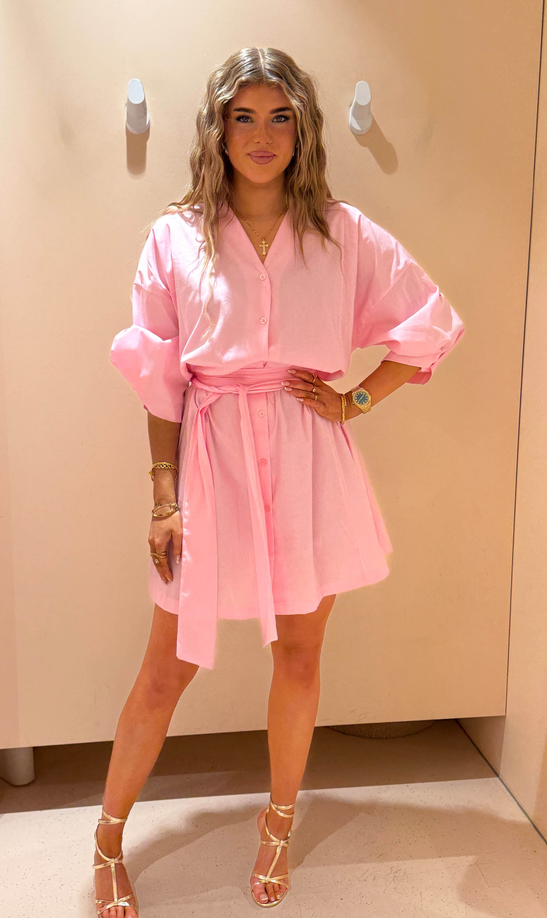 Jurk mae licht roze