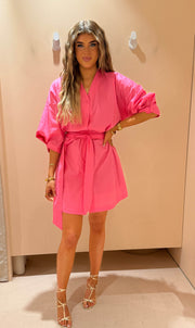 Jurk mea fuchsia