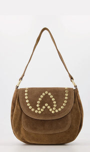 Winona tas suede taupe