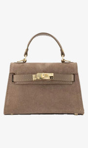 Tas grace suede taupe