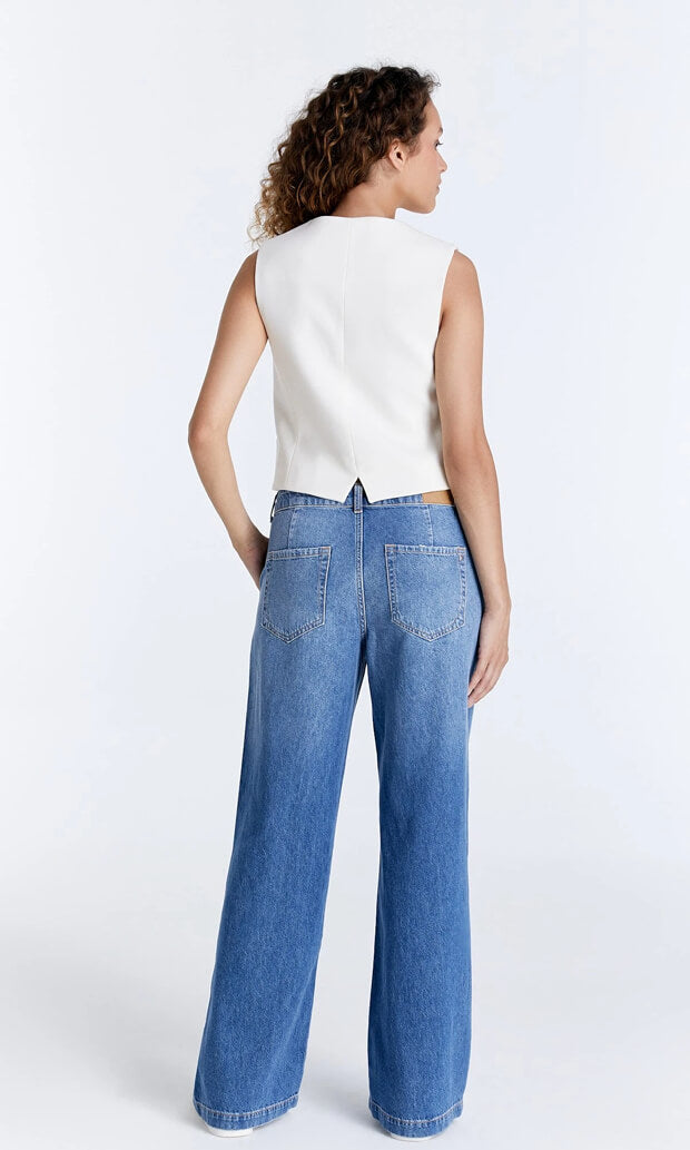 COJ jeans maxine wide leg medium blue