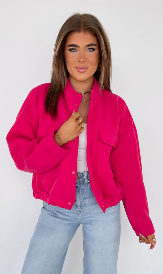 kimmy jacket fuchsia
