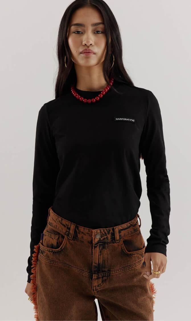 Harper & Yve shirt lolita black