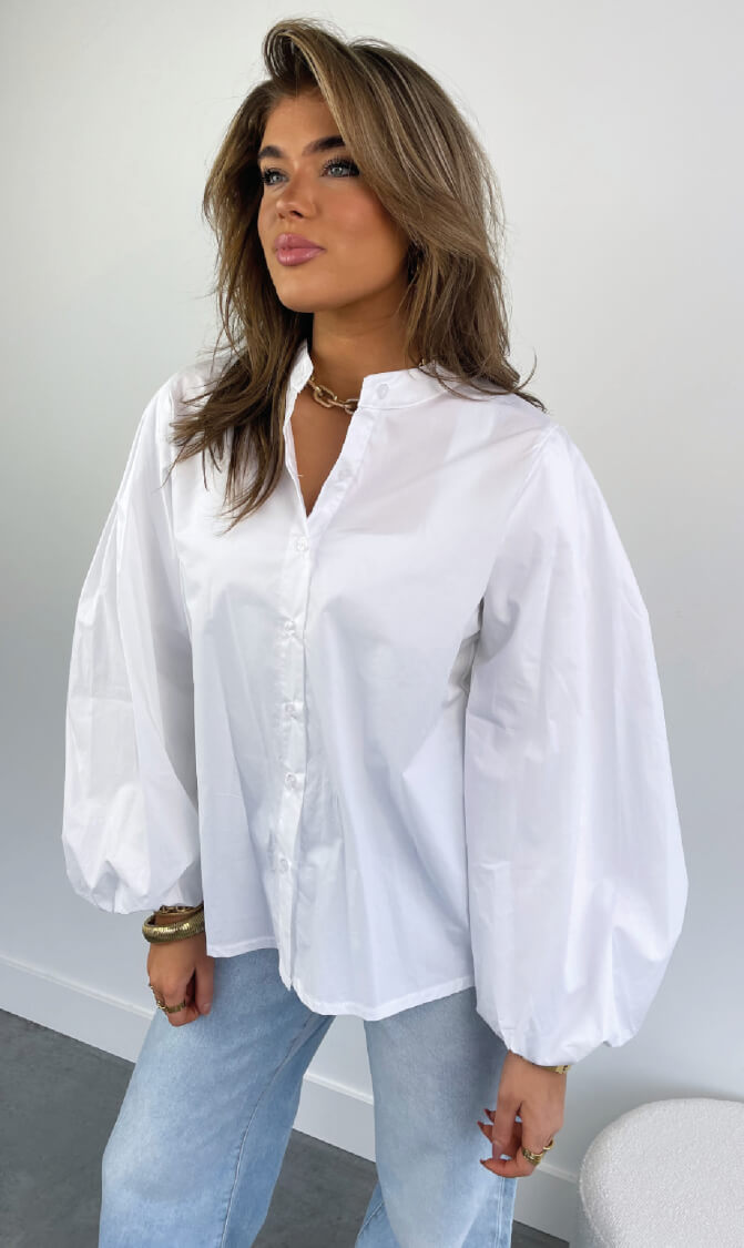 Ambika jenny blouse wit