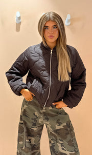 Feline jacket donkerbruin