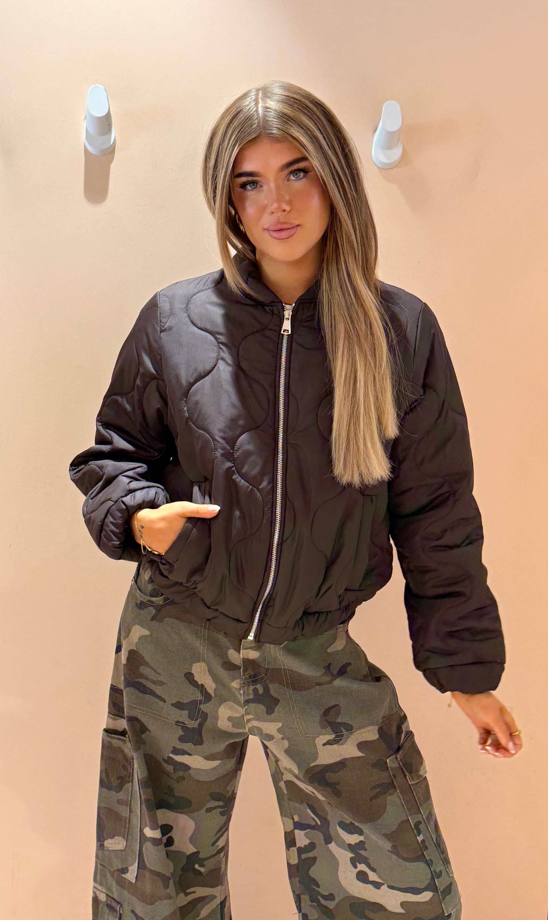 Feline jacket donkerbruin