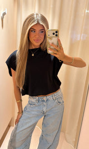 Top babette zwart