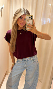 Top babette bordeaux