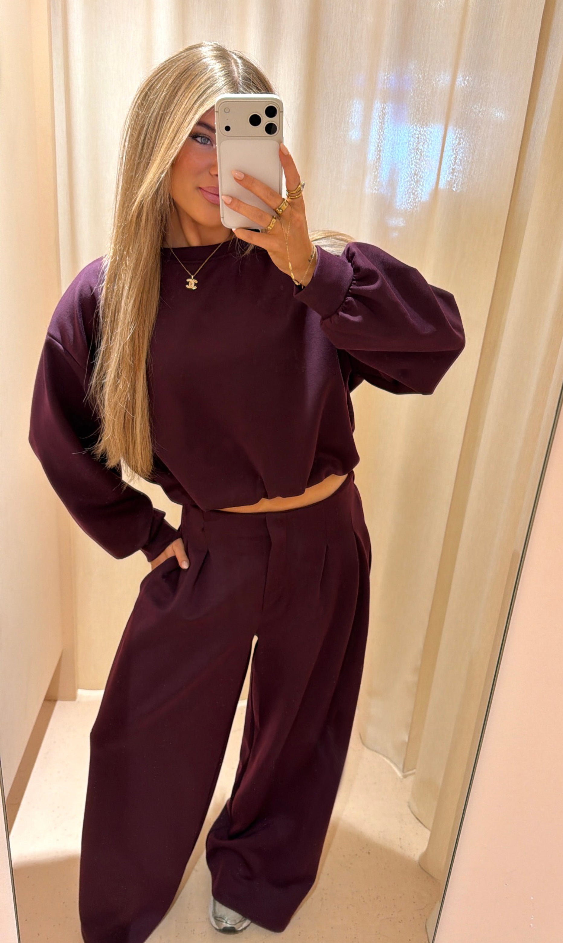Joggingset elly bordeaux