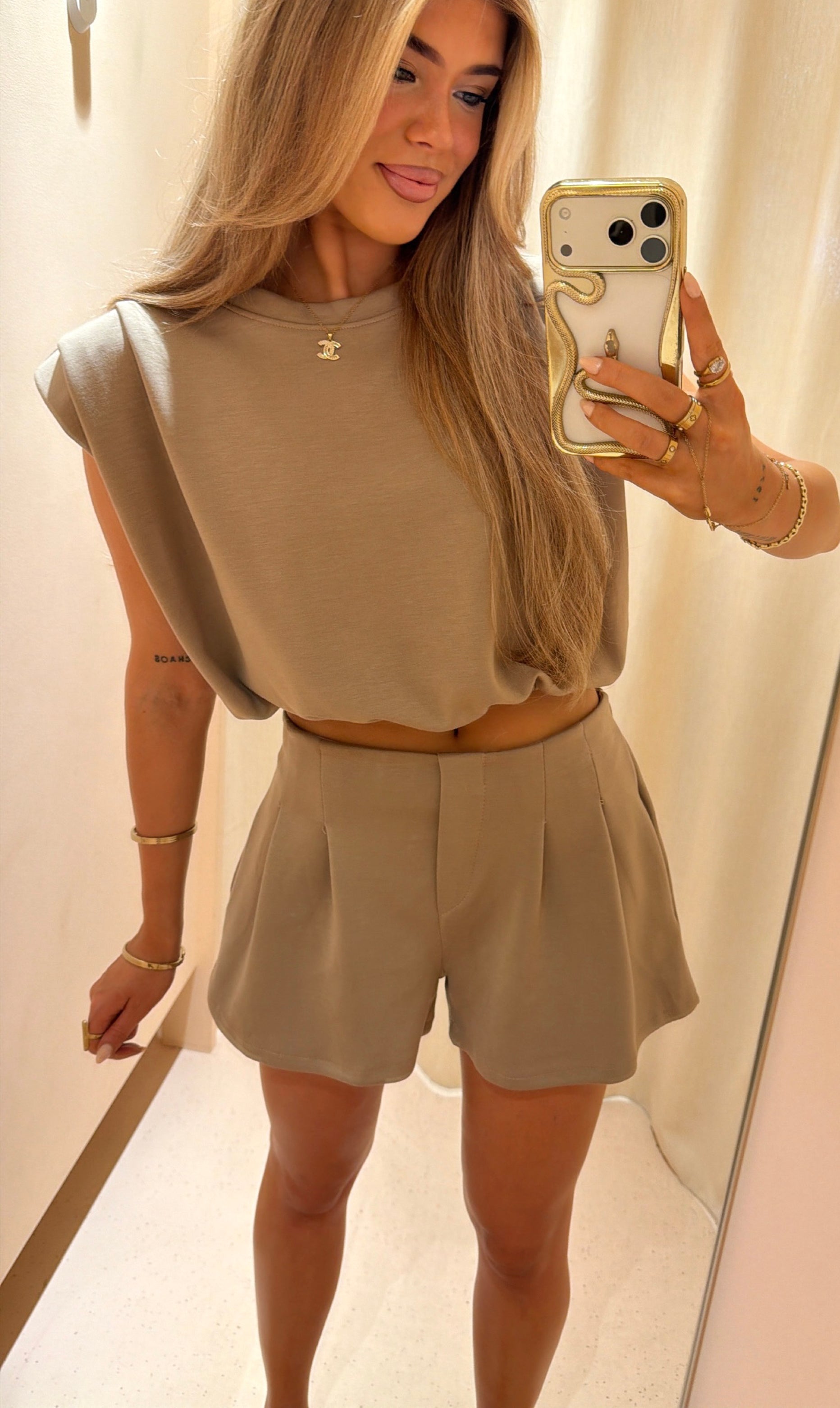 Jogging set polly taupe