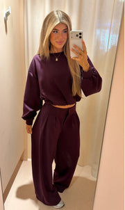 Joggingset elly bordeaux