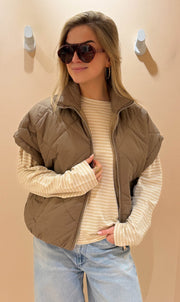 Bodywarmer bobbi taupe
