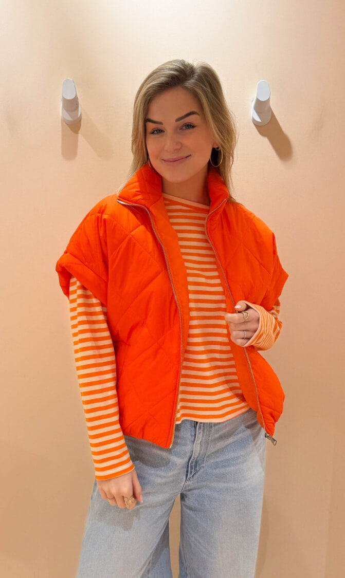 Bodywarmer bobbi oranje