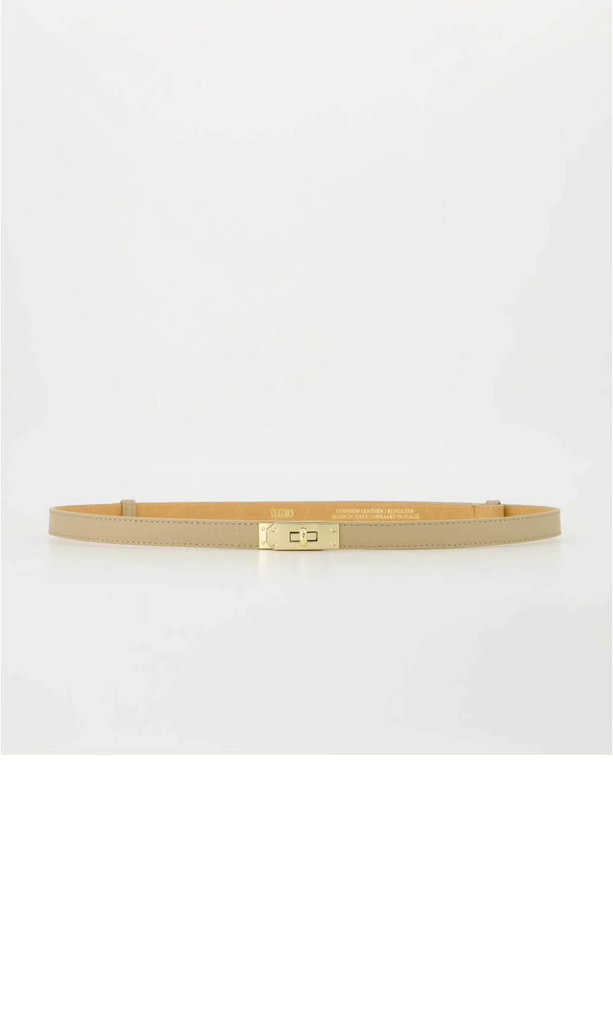 Riem Garcia wikkelriem taupe