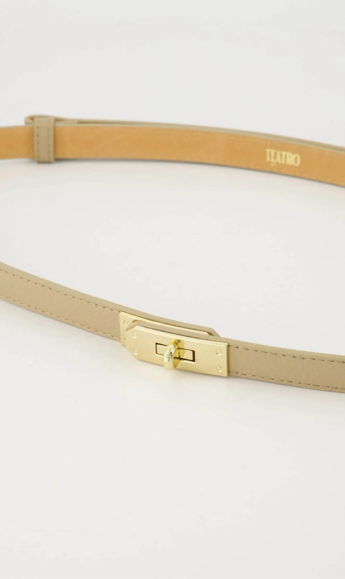 Riem Garcia wikkelriem taupe