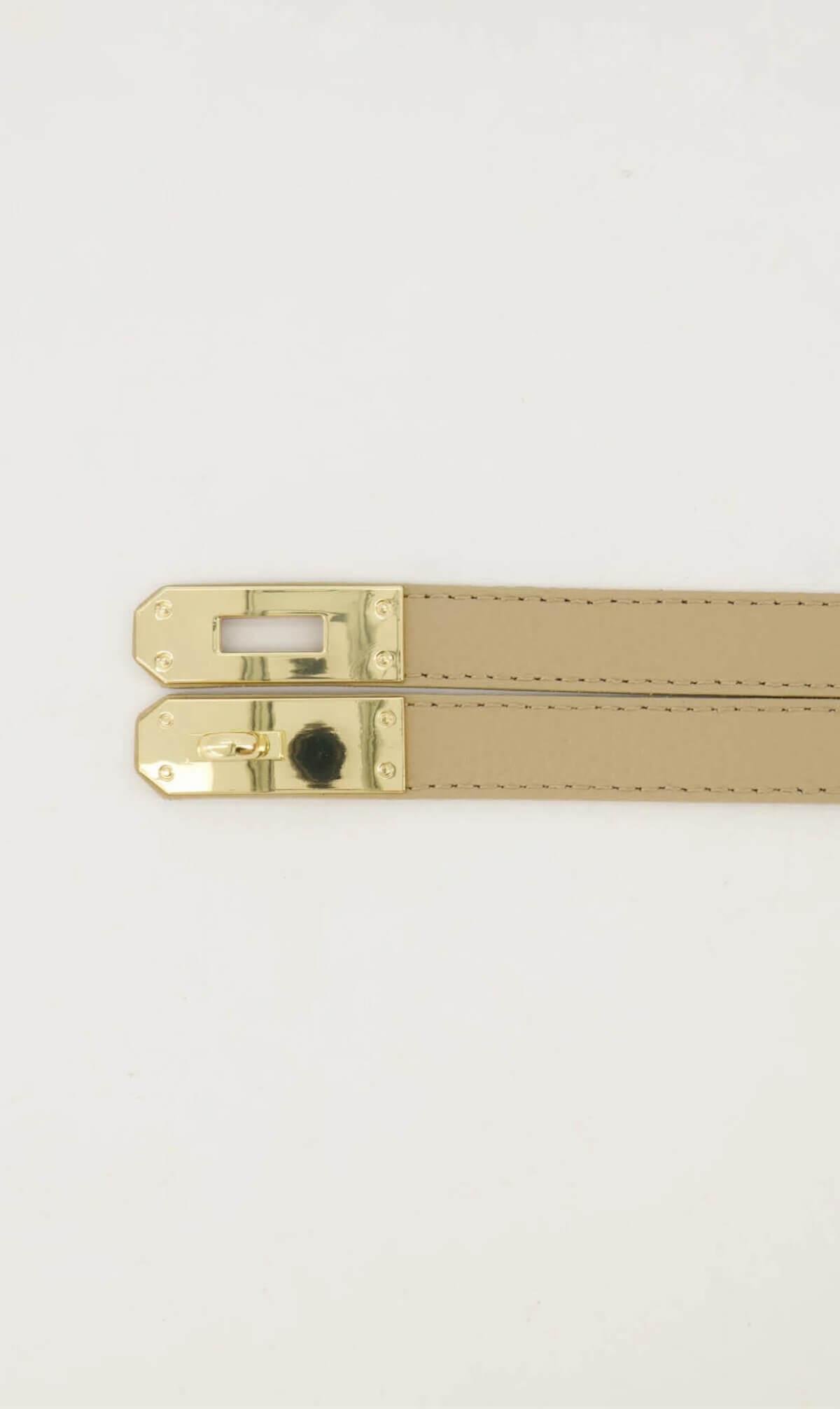 Riem Garcia wikkelriem taupe