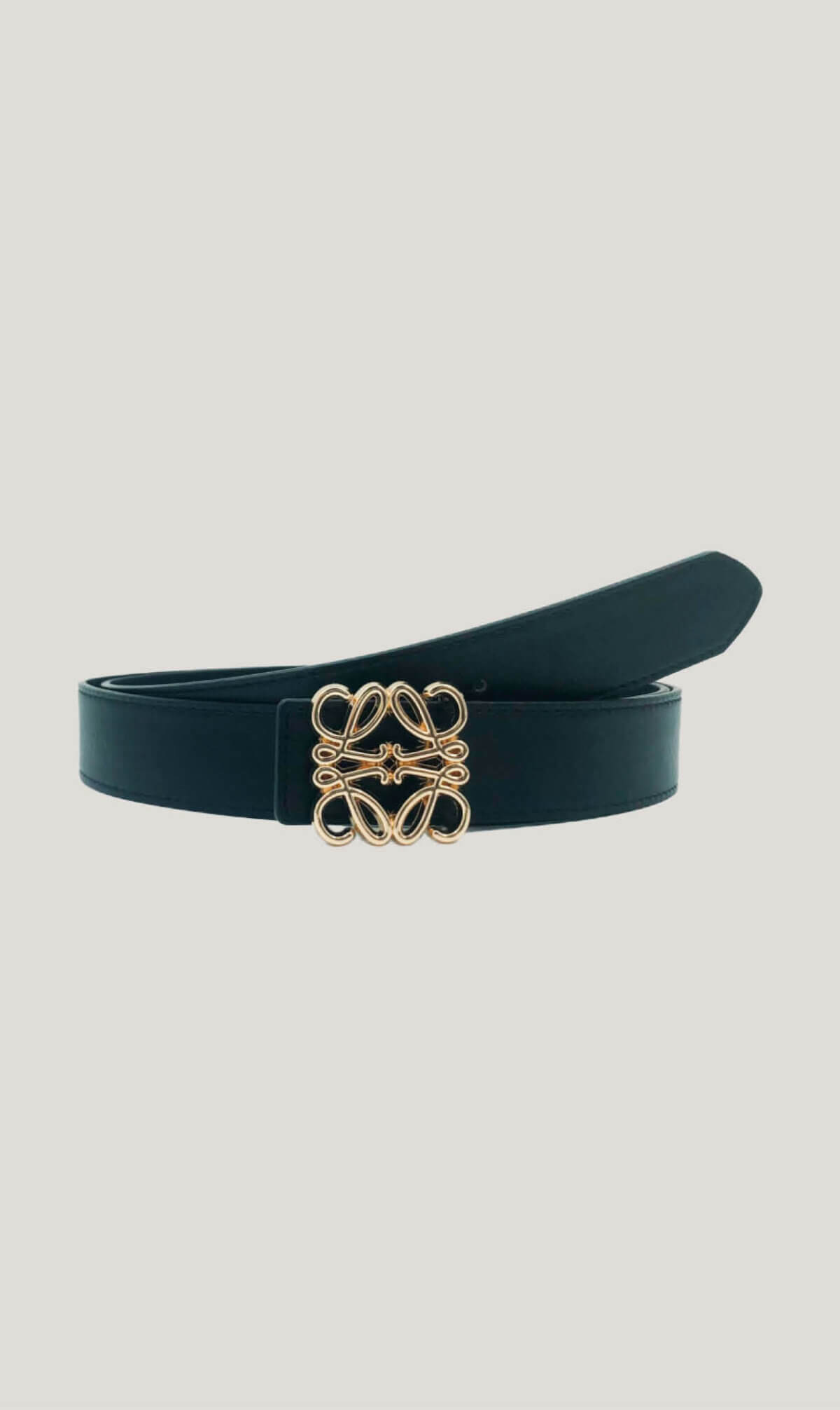 Loe riem zwart