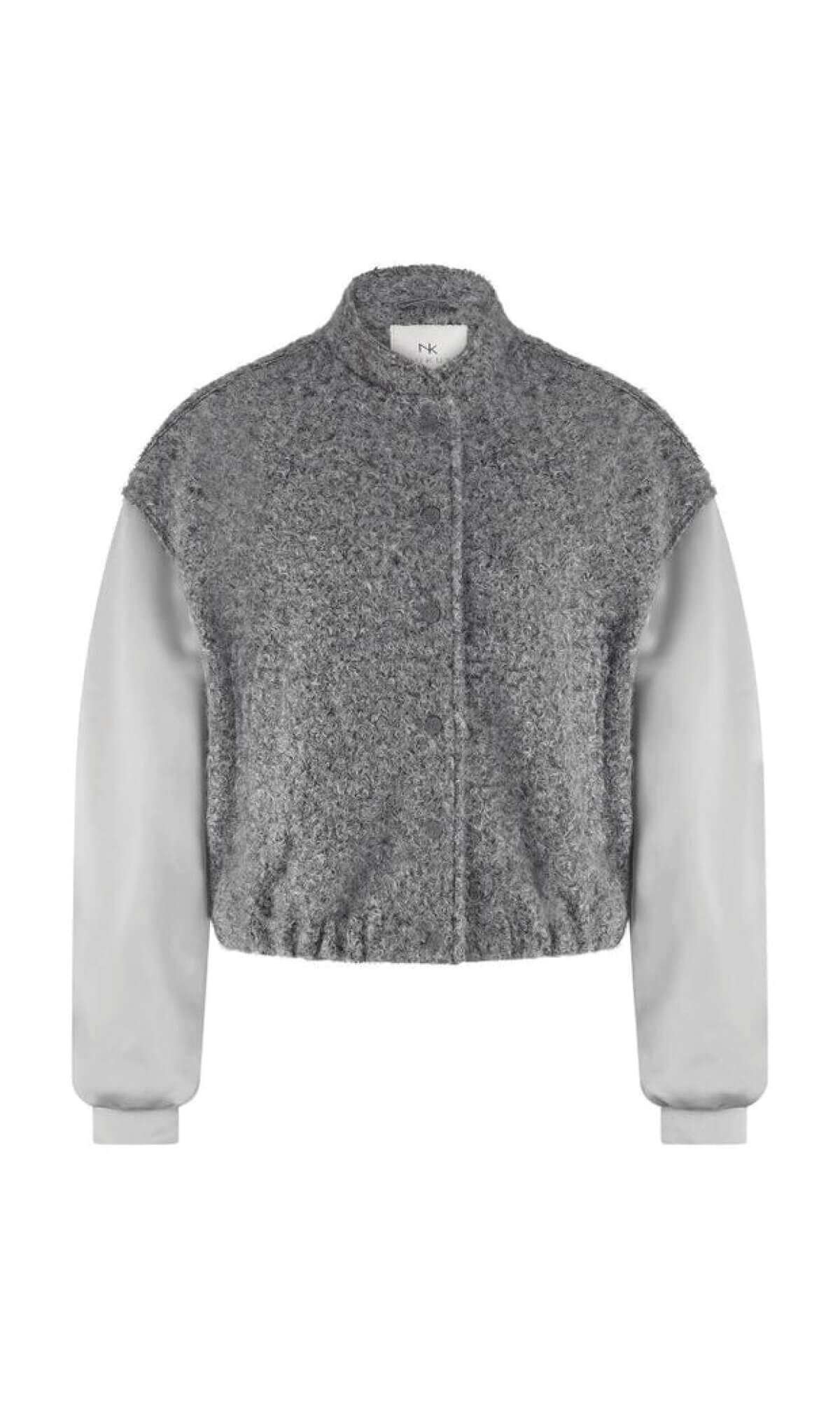 Nukus Baltimore Jacket Satin light grey