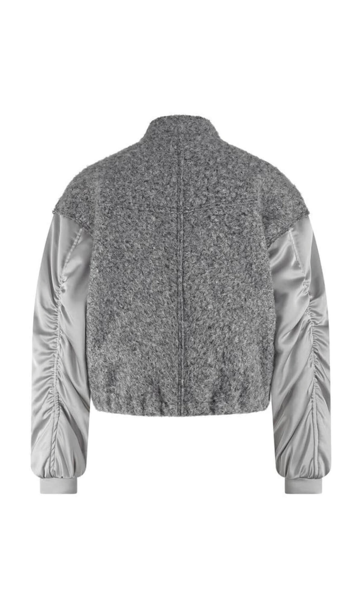 Nukus Baltimore Jacket Satin light grey