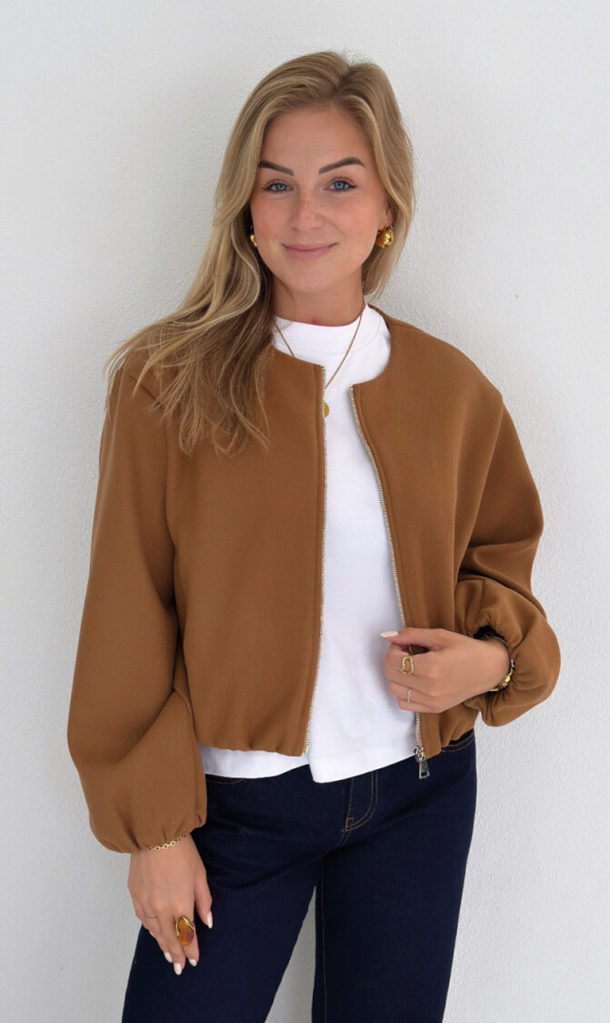 Britt jacket camel