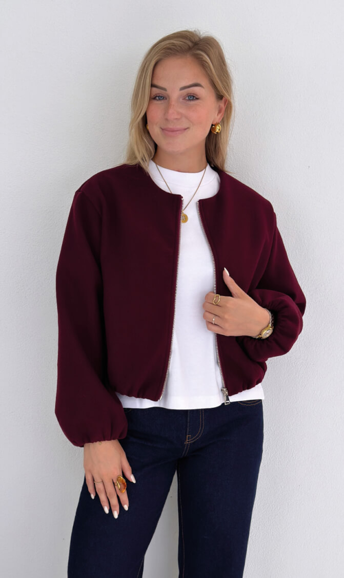 Britt jacket bordeaux