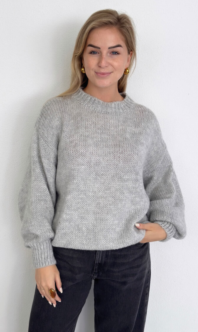 Anouk trui grijs